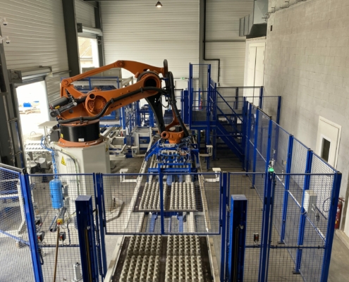 Robotic palletising