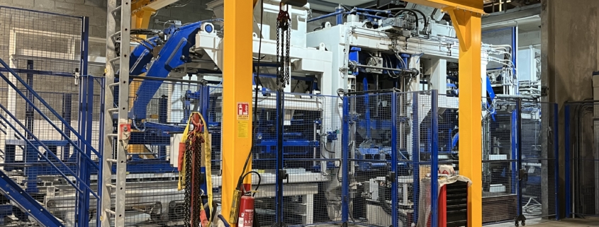 Quadra vibrating press at the Wittenheim site