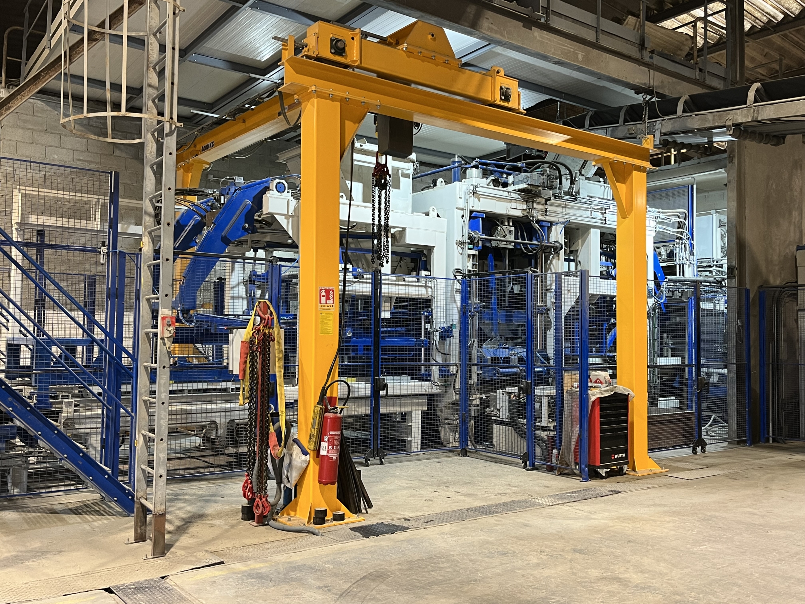 Quadra vibrating press at the Wittenheim site